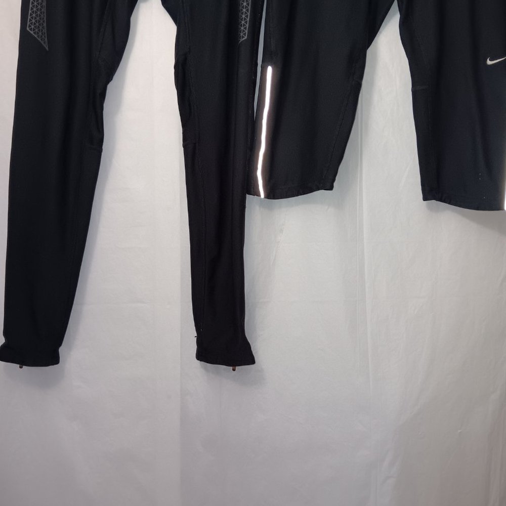 NIKE RUNNING DRI FIT WOMEN'S MIXED 2PC ACTIVEWEAR LEGGINGS & CAPRIS - Picture 2 of 16